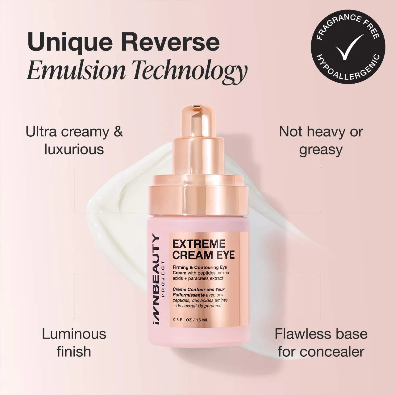 Extreme Cream Crema Reafirmante y Contorneadora para Ojos Recargable
