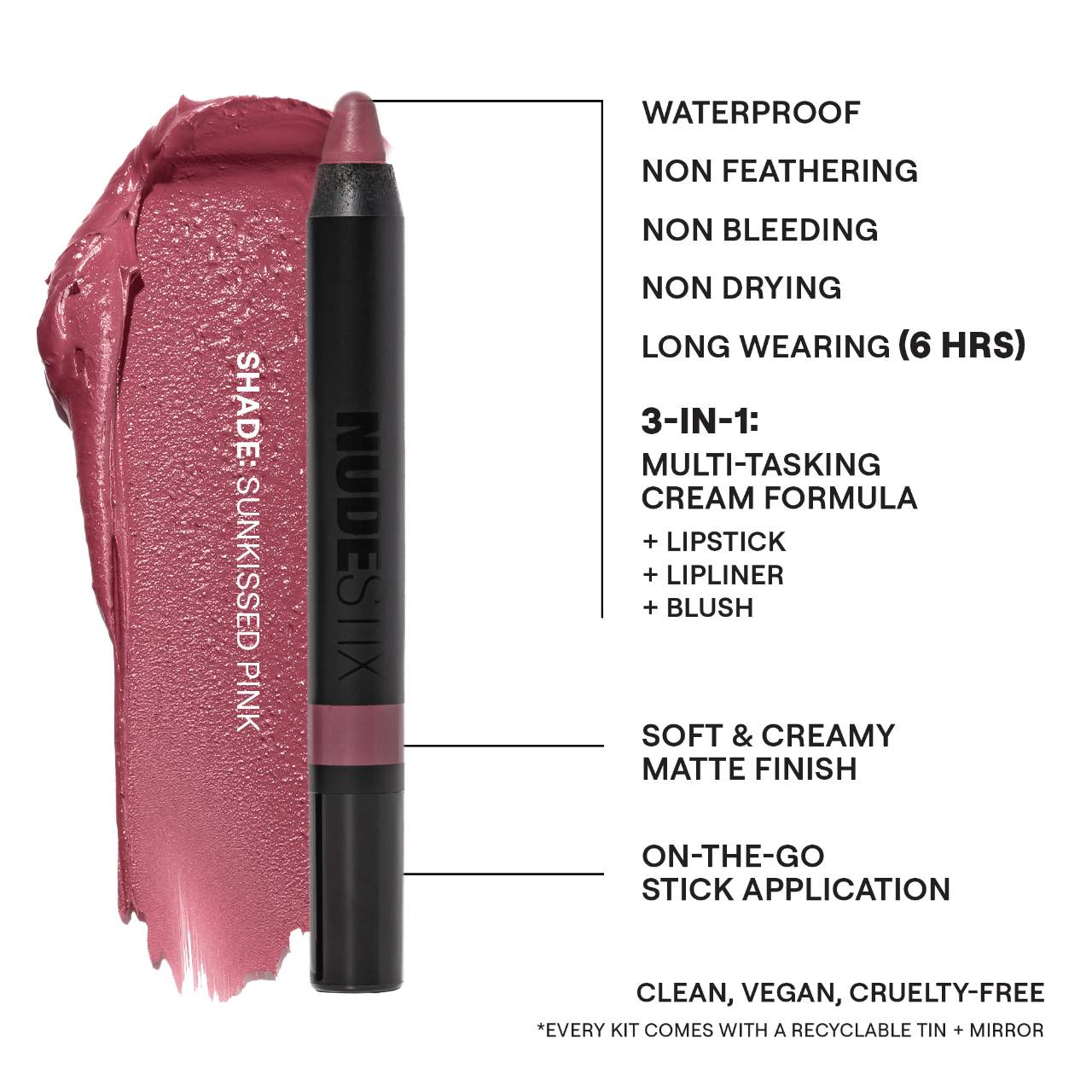Nude Love – Paleta de Labiales