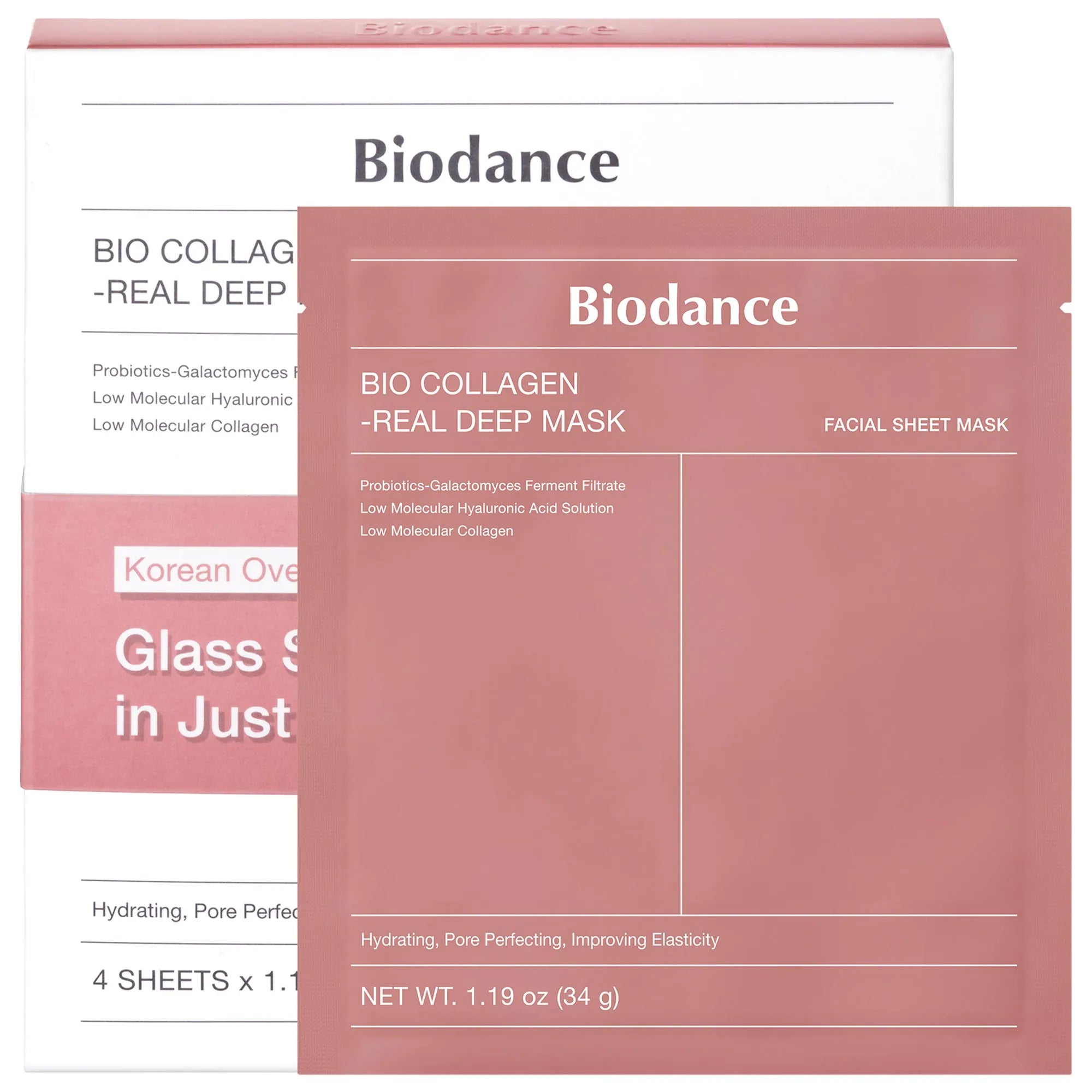 Mascarilla Bio Collagen Real Deep para Minimizar Poros y Reafirmar la Piel