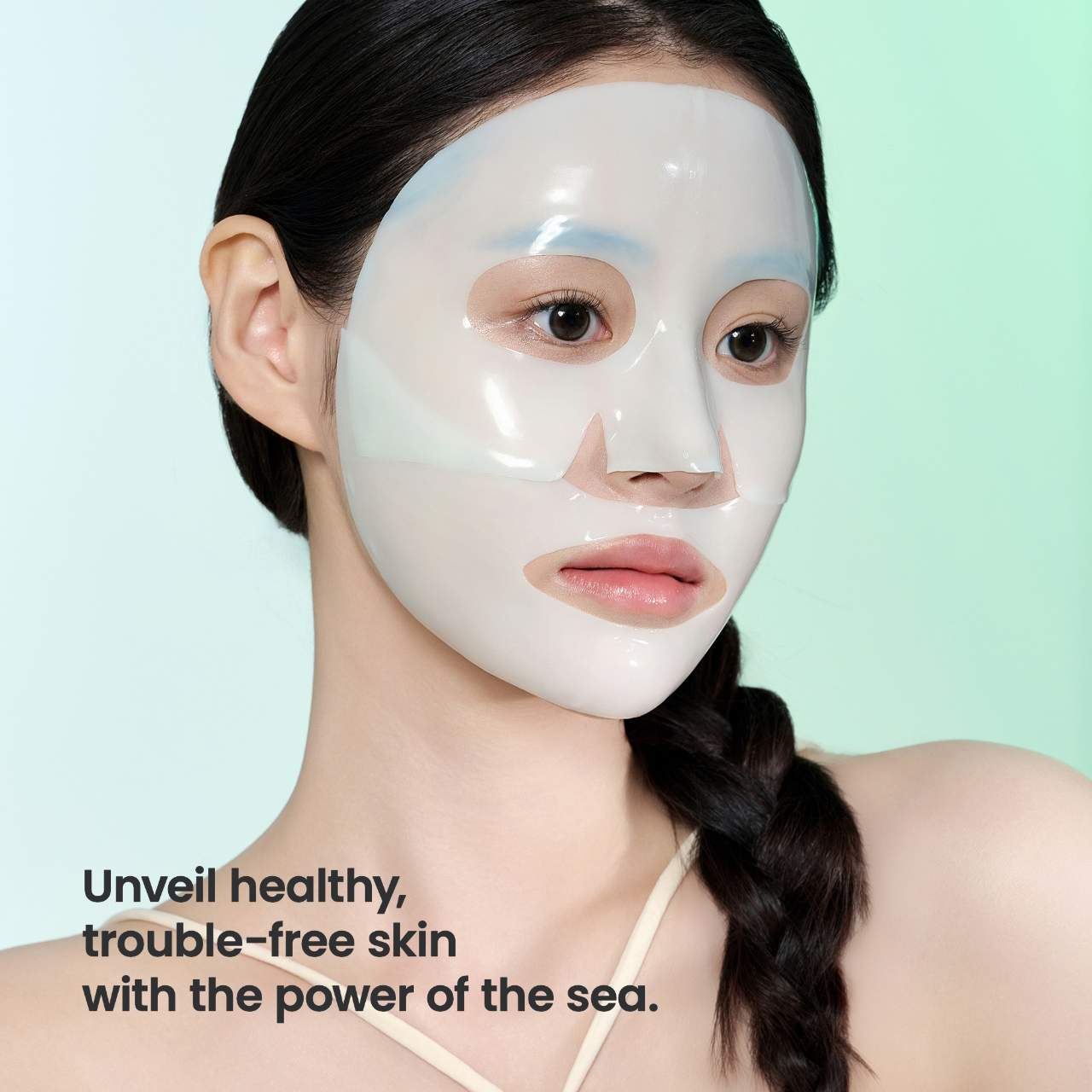 Mascarilla Refrescante de Alga Marina – Pack de 4 para Calmar y Controlar el Sebo
