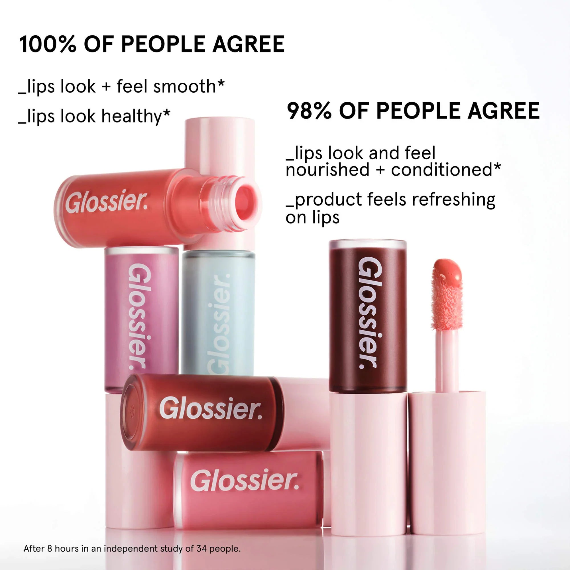 Aceite labial hidratante y refrescante Lip Glaze – Brillo ligero con efecto acondicionador